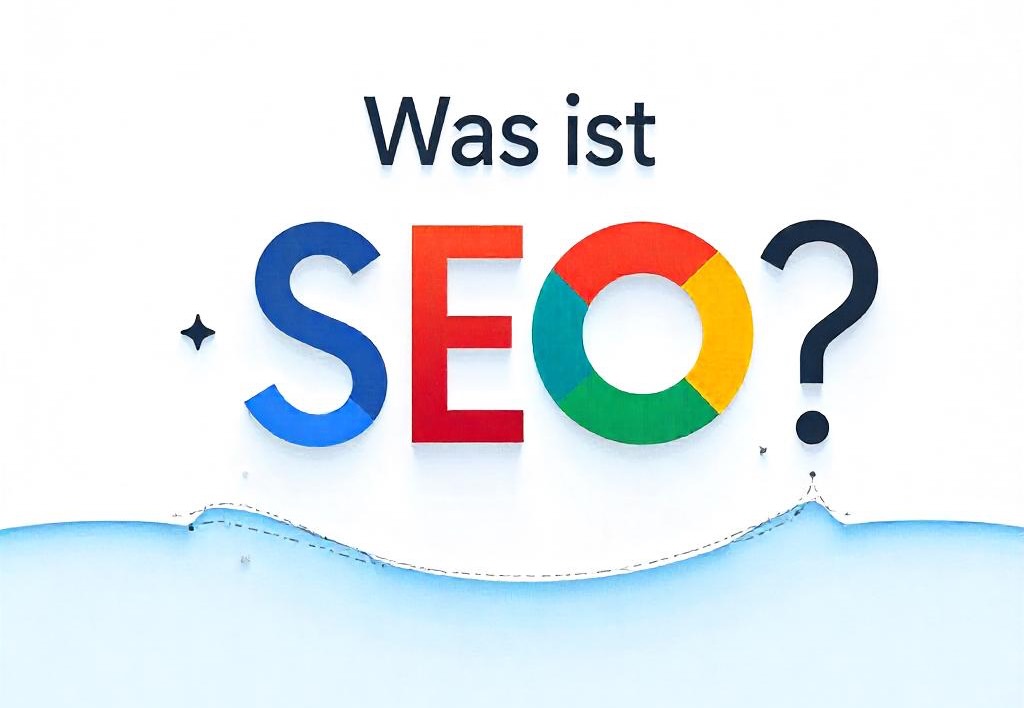 Was ist Seo Zeigt den Schriftzug Was ist SEO?