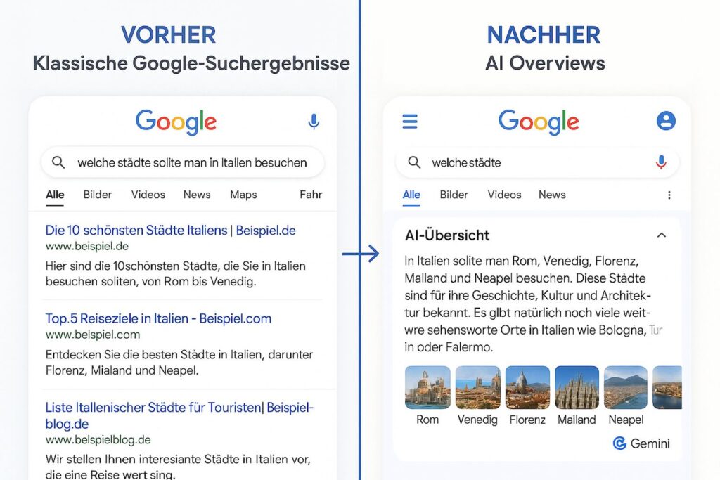 Google AI Suche